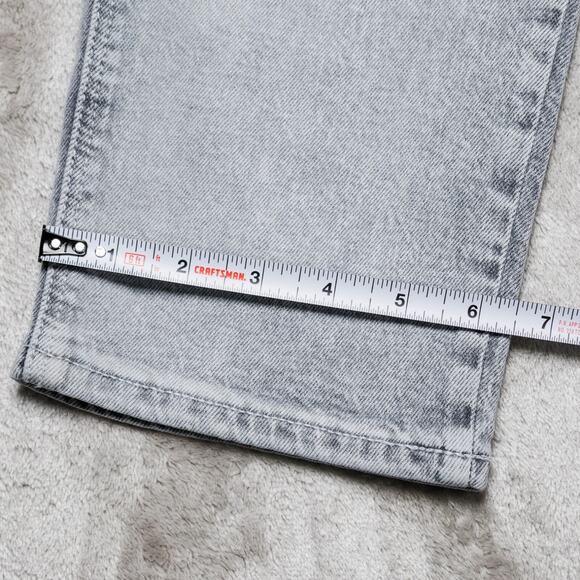 Old Navy Vintage Slim Gray High Rise Straight Leg Jeans Womens Size 6 NWT - Picture 11 of 16